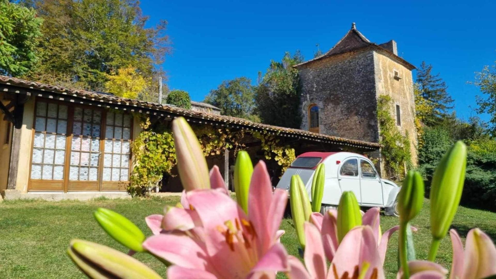 Вилла Le Manoir De St Marcel Saint-Marcel-du-Perigord Экстерьер фото