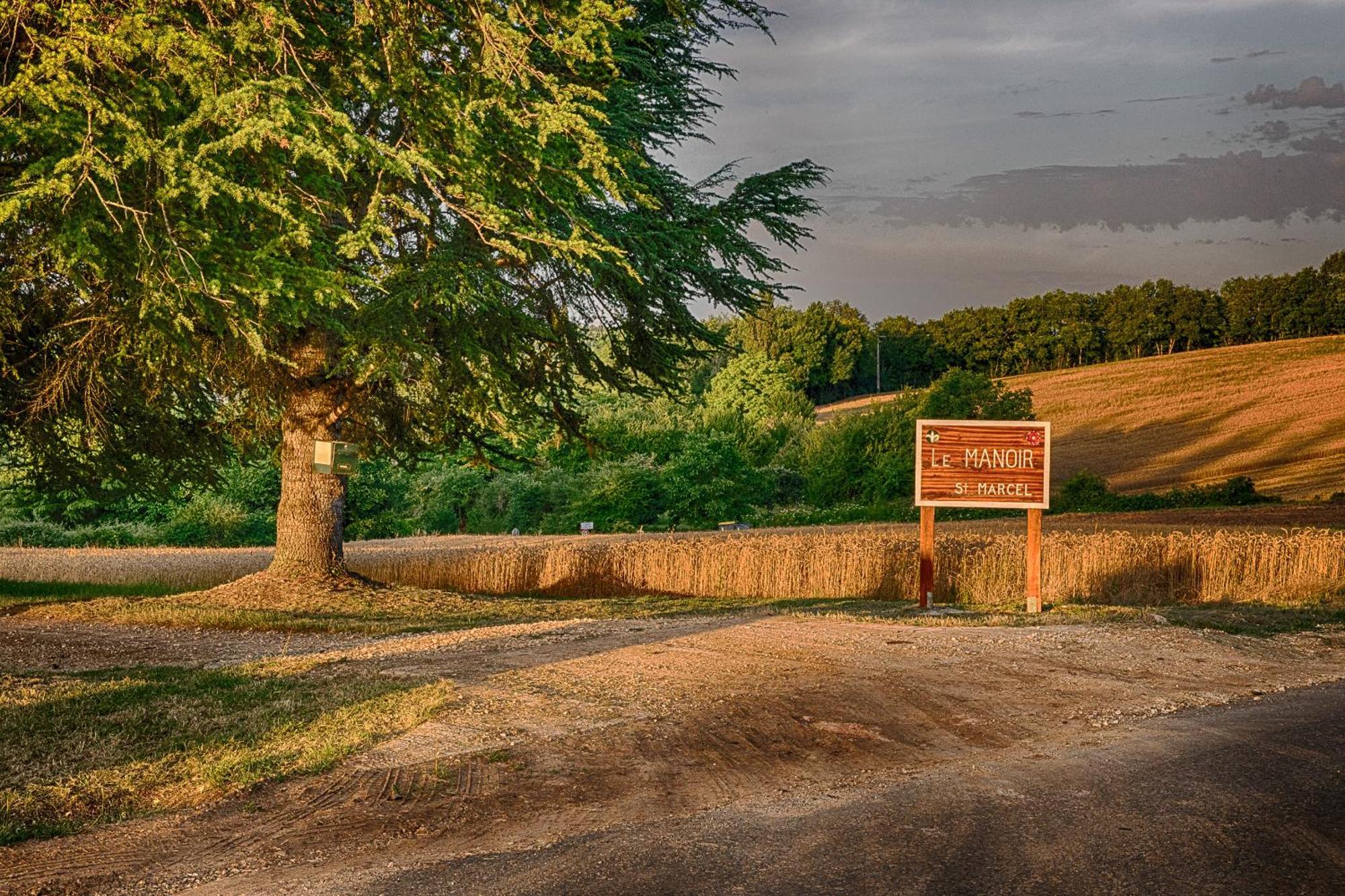 Вилла Le Manoir De St Marcel Saint-Marcel-du-Perigord Экстерьер фото