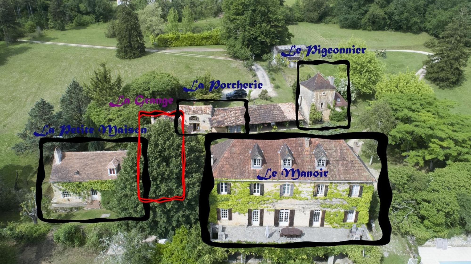 Вилла Le Manoir De St Marcel Saint-Marcel-du-Perigord Экстерьер фото