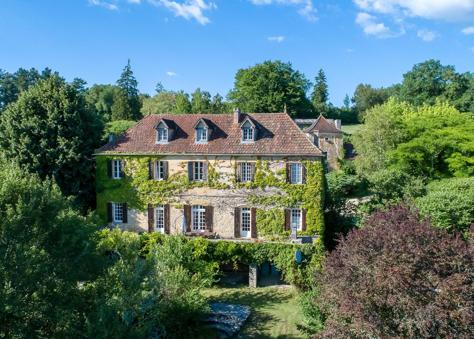 Вилла Le Manoir De St Marcel Saint-Marcel-du-Perigord Экстерьер фото